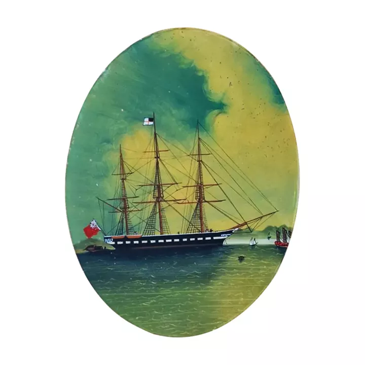 Artekko Γυάλινο Κάδρο Reversed Painting στο Χέρι (35x28)cm