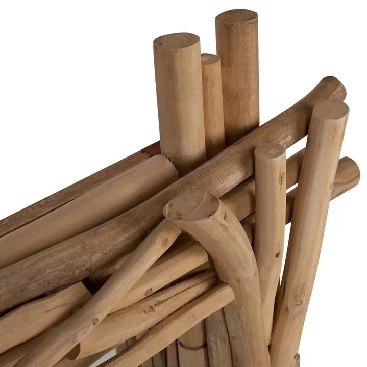 MIRROR FB99372 SOLID TEAK BRANCHES NATURAL 100X80H