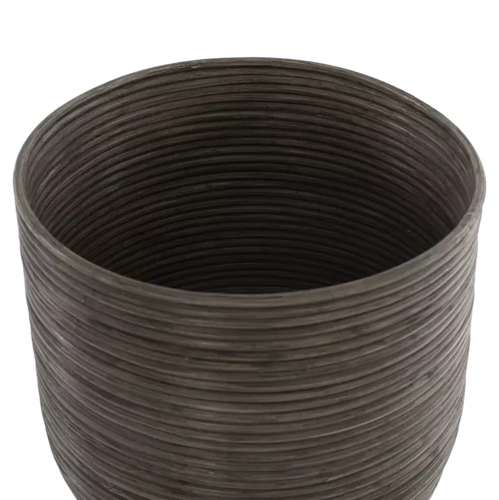 FLOWERPOT RATTAN WITH BAMBOO LEGS HM7815 31x30x80Hcm.NATURAL-GREEN