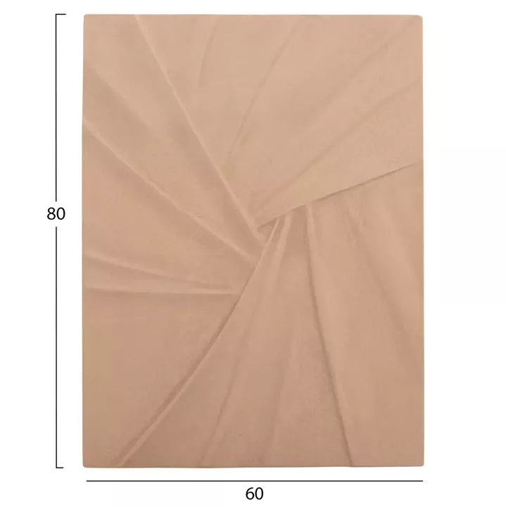WALL DECOR PANEL RECTANGLE SERIES SANTORINI HM4522 MDF IN BEIGE COLOR 60x4(thickness)x80Hcm.