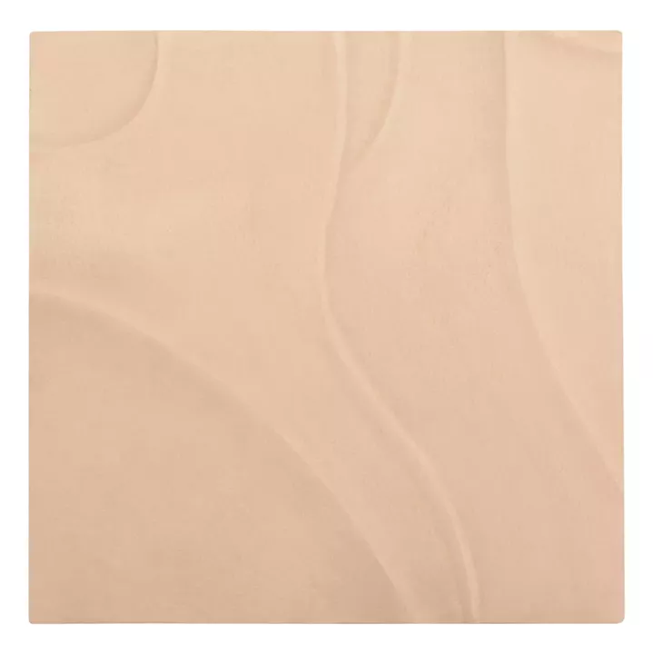 WALL DECOR PANEL SQUARE SERIES SANTORINI HM4520 MDF IN BEIGE COLOR 80x4(thickness)x80Hcm.