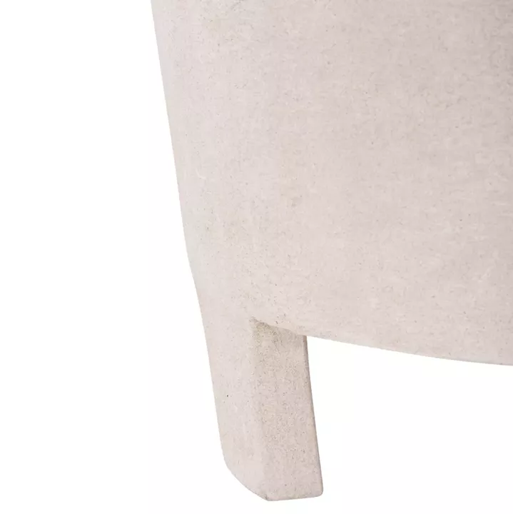 COFFEE TABLE SERIES SANTORINI HM18053 MDF IN OFF-WHITE COLOR 54x61x40.5Hcm.