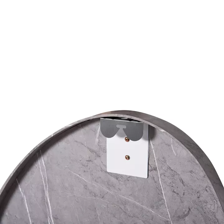 WALL MIRROR IRREGU HM4487.02 MDF FRAME IN GREY MARBLE COLORING 60x80Hcm.