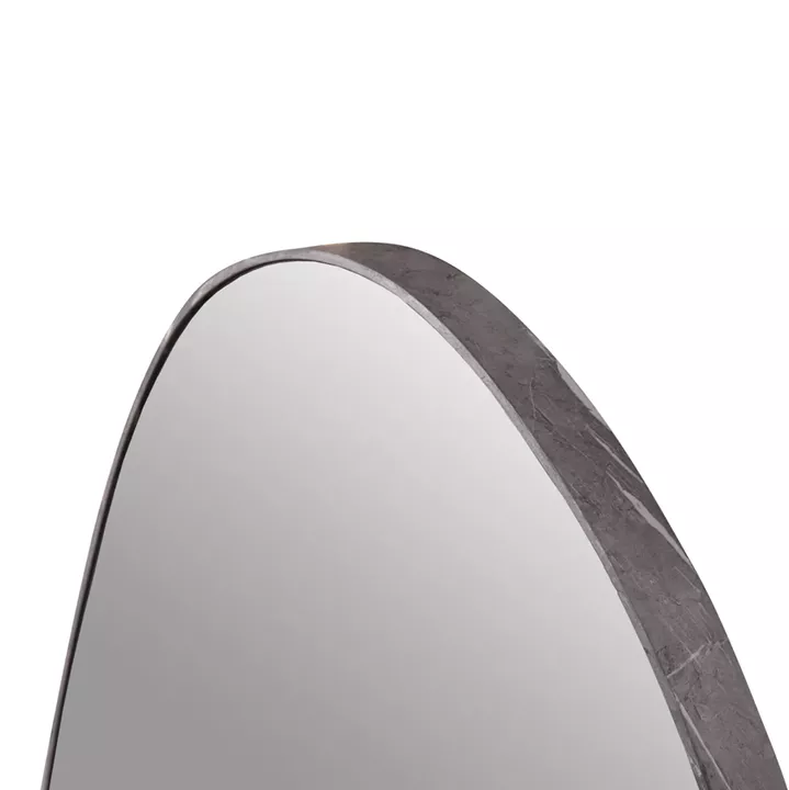 WALL MIRROR IRREGU HM4487.02 MDF FRAME IN GREY MARBLE COLORING 60x80Hcm.