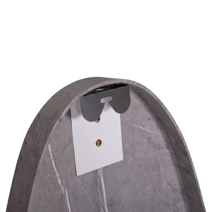 WALL MIRROR CRITHER HM4486.02 MDF FRAME IN GREY MARBLE COLORING 49x140Hcm.