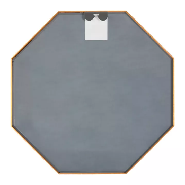 WALL MIRROR SERIES ARCHER HM4499.30 OCTAGON ALUMINUM FRAME IN GOLDEN Φ74cm.