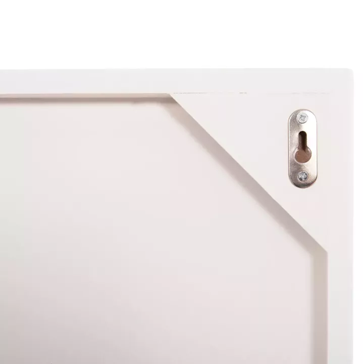 WALL DECOR PANEL RECTANGLE SERIES SANTORINI HM4510 MDF IN OFF-WHITE COLOR 60x4(thickness)x80Hcm.