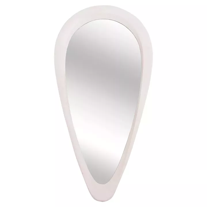 WALL MIRROR SERIES SANTORINI HM4512 MDF IN OFF-WHITE 54x3,5x120Hcm.