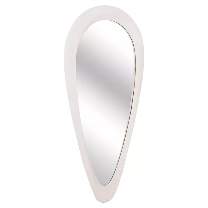 WALL MIRROR SERIES SANTORINI HM4512 MDF IN OFF-WHITE 54x3,5x120Hcm.