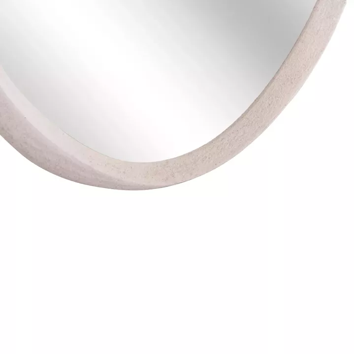 ΚΑΘΡΕΠΤΗΣ ΤΟΙΧΟΥ ΟΒΑΛ ΣΕΙΡΑ SANTORINI HM4514 MDF ΣΕ ΥΠΟΛΕΥΚΟ 48x3,2x60Υεκ