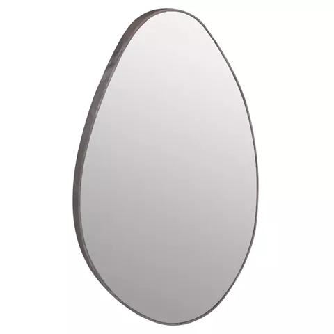 ΚΑΘΡΕΠΤΗΣ ΤΟΙΧΟΥ DROP HM4488.02 ΜΕ ΠΛΑΙΣΙΟ MDF ΣΕ ΧΡΩΜΑΤΙΣΜΟ GREY MARBLE 50x80Υεκ.