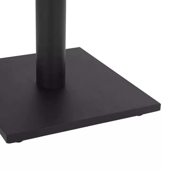 Base metallic Black matte 40x40x72 with adjusters HM421.11