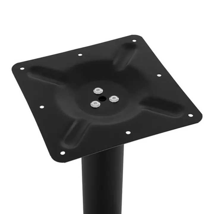 Base metallic Black matte 40x40x72 with adjusters HM421.11