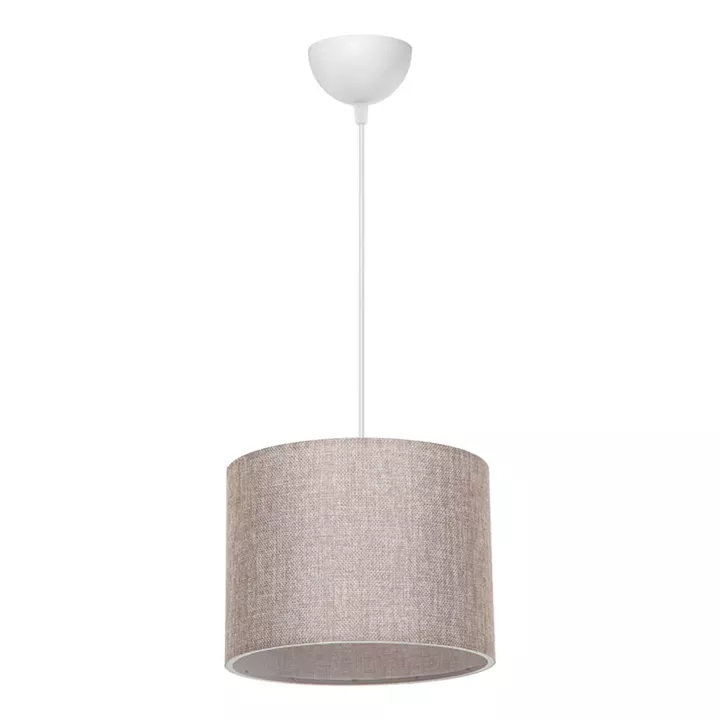 Ceiling light PWL-1115 pakoworld Ε27 beige-white D22x60cm