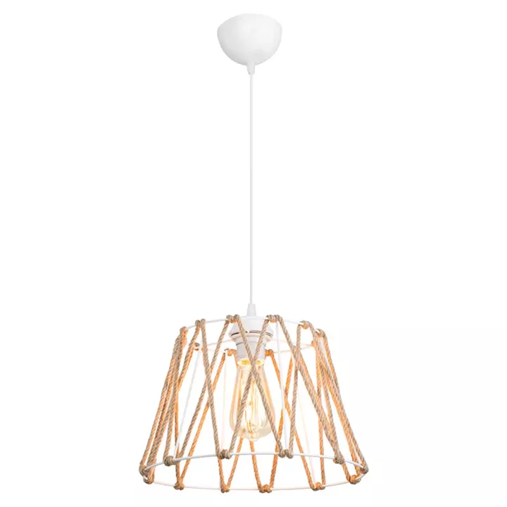 Ceiling light PWL-1160 pakoworld Ε27 beige D31x23.5cm