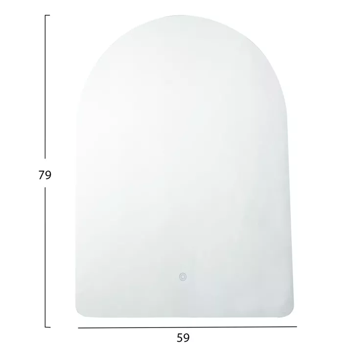 WALL MIRROR SERIES TORCH HM4497 NO FRAME-LED BACKLIGHTING 59x79Hcm.