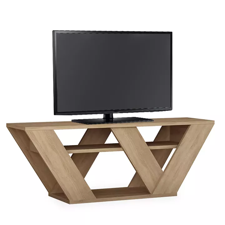 Pipralla pakoworld TV Stand in oak color 110x30x40cm
