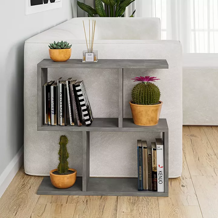 Side table Homemania pakoworld grey antique 60x20x60cmm