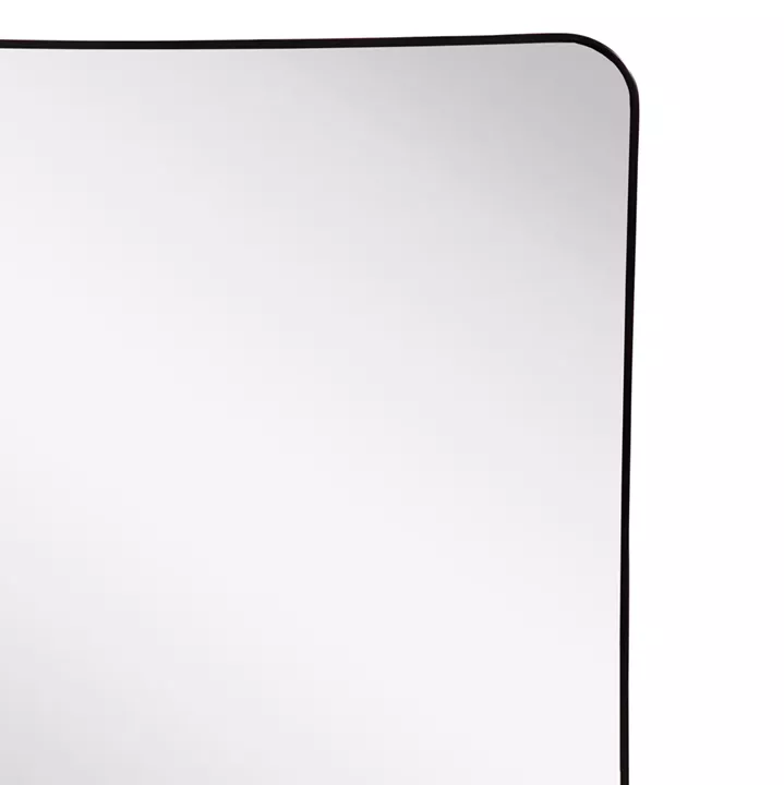 WALL MIRROR SERIES ARCHER HM4502 ALUMINUM FRAME IN BLACK 59x79Hcm.