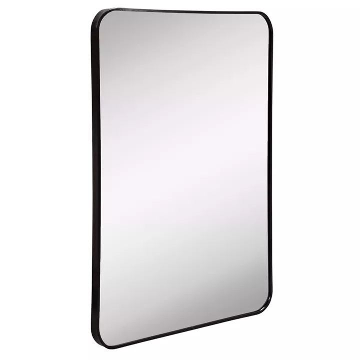 WALL MIRROR SERIES ARCHER HM4502 ALUMINUM FRAME IN BLACK 59x79Hcm.