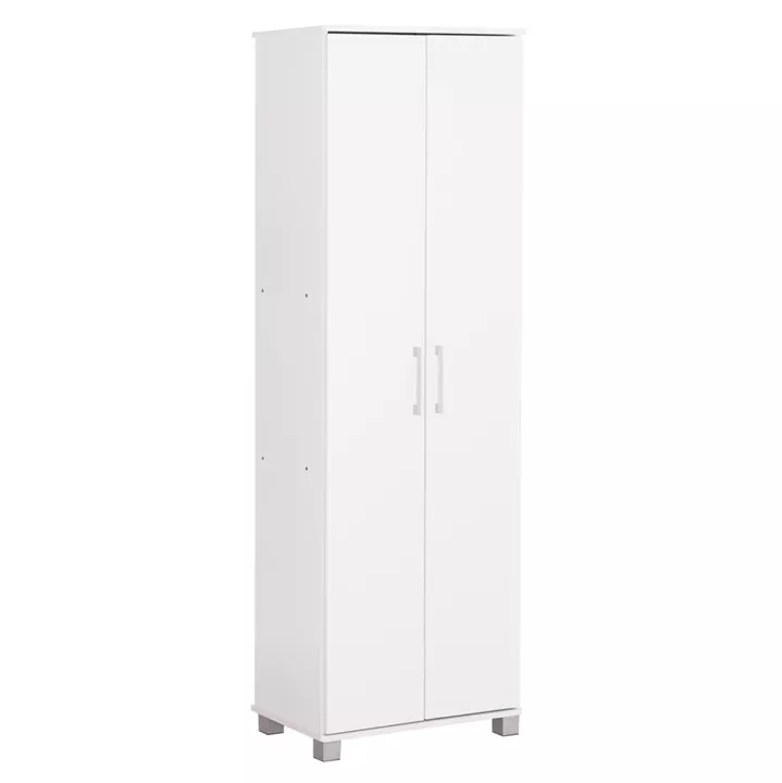 ΠΑΠΟΥΤΣΟΘΗΚΗ-ΝΤΟΥΛΑΠΑ CLUSE HM2403.03 ΜΕΛΑΜΙΝΗ ΛΕΥΚΟ ΧΡΩΜΑ 60Χ36,5Χ186,5Υεκ.