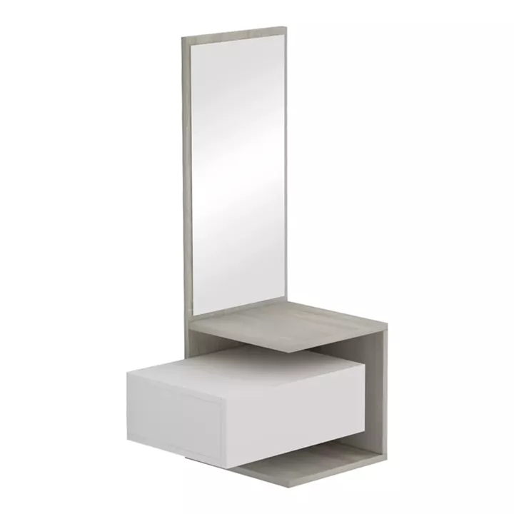 Dressing table Kendi pakoworld melamine in white-sonoma color 49.1x31.3x90cm