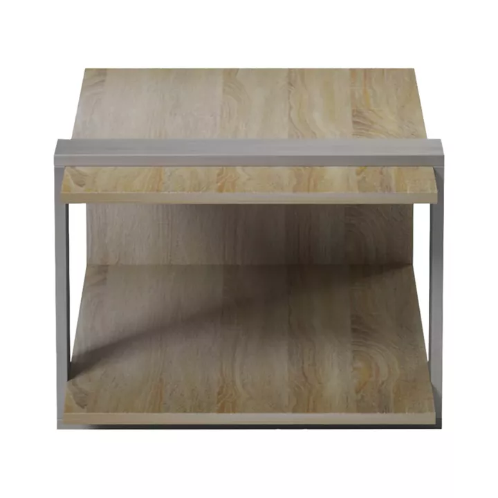 Coffee table Masasi pakoworld in sonoma-grey cement color 80x50x35cm