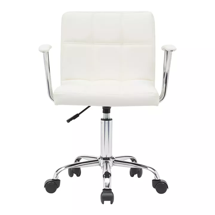 Office chair Buleco pakoworld pu white 56x46x74-86cm