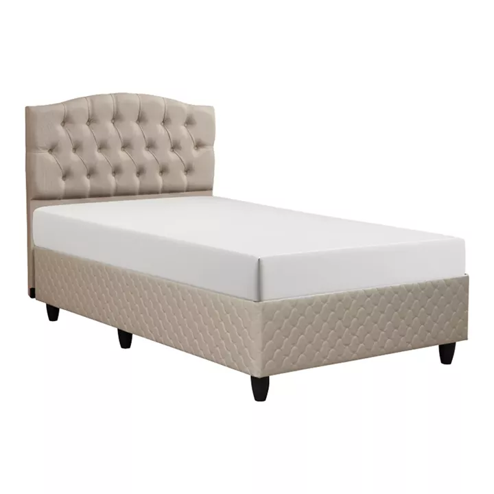 Lanse I pakoworld single bed in crem shade 120x200cm