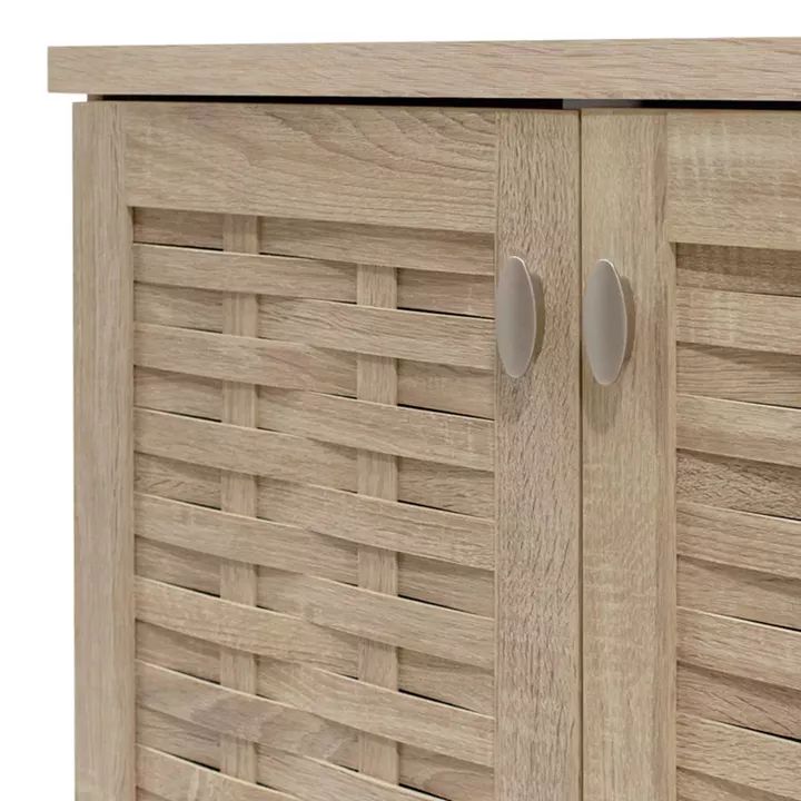 Shoe cabinet MANTAM pakoworld 16 pairs sonoma 115.5x40x92cm