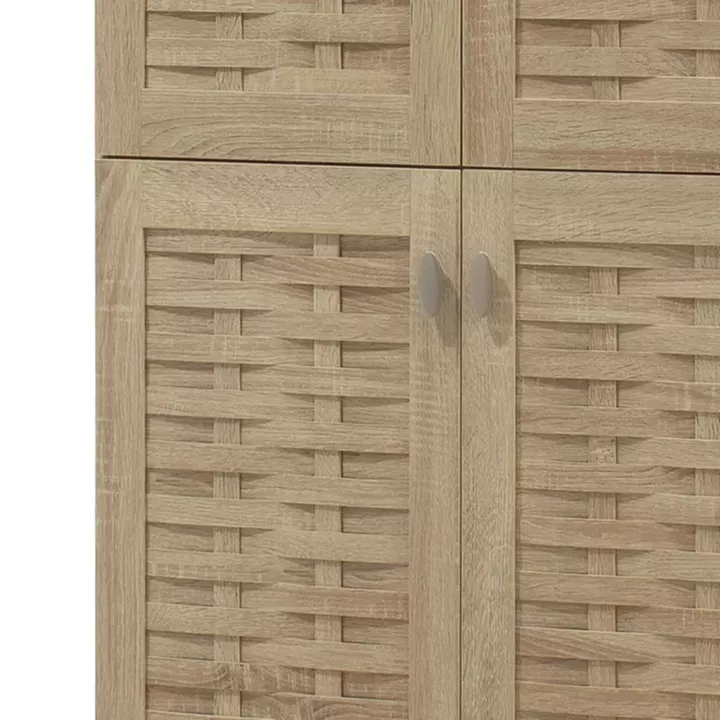 Shoe cabinet MANTAM pakoworld 24 pairs sonoma 78x40x170.5cm