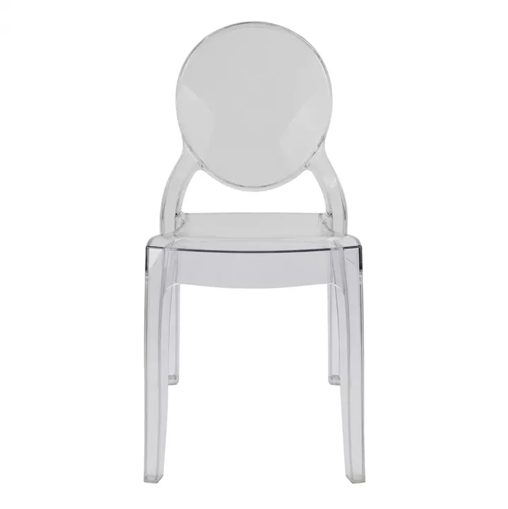 Chair acrylic clear Aramis HM0170 42,5x52x89,5 cm