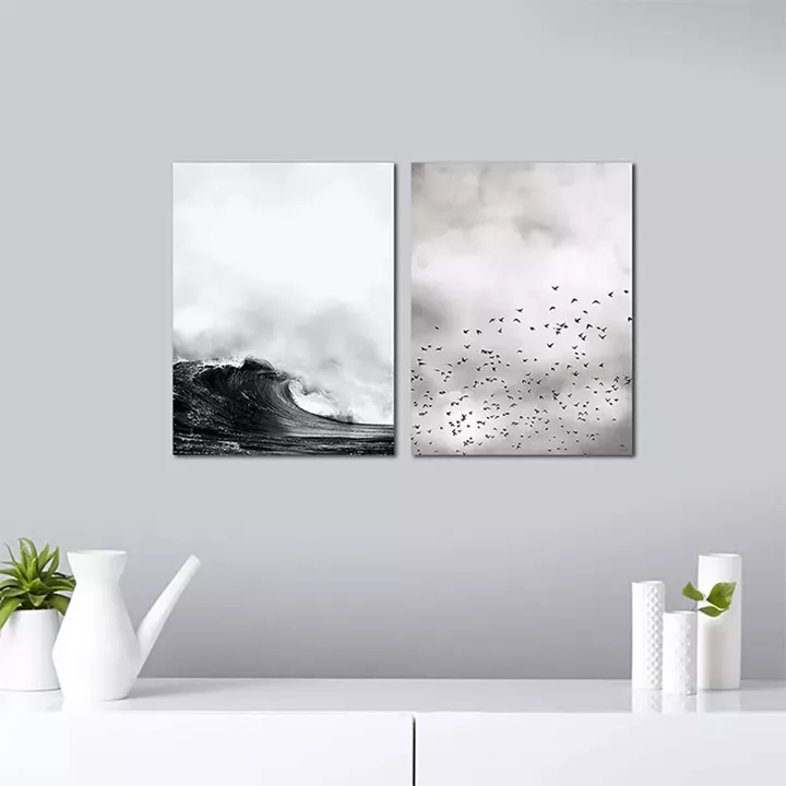 Decorative mdf Painting PWF-0195 pakoworld digital printing 60x2,7x40cm
