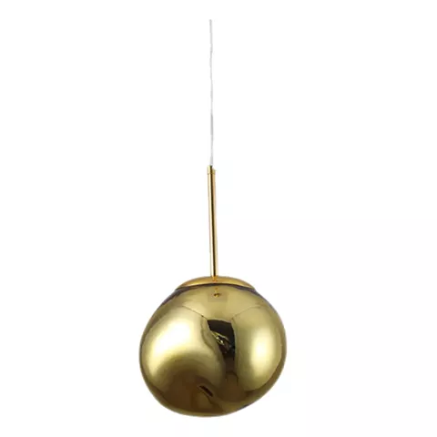 Ceiling light Gloine pakoworld E27 in gold color D28x60cm