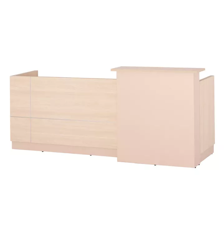 RECEPTION DESK DALTON HM2068.02 MELAMINE IN SONAMA-WHITE 240x80x106Hcm.