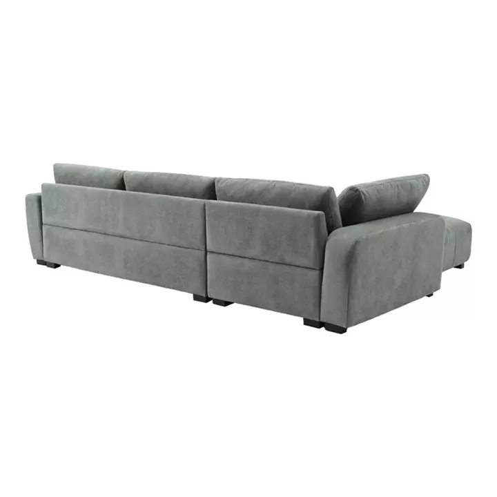 Sofa right corner Gianco pakoworld fabric in mint shade 298x208x85cm