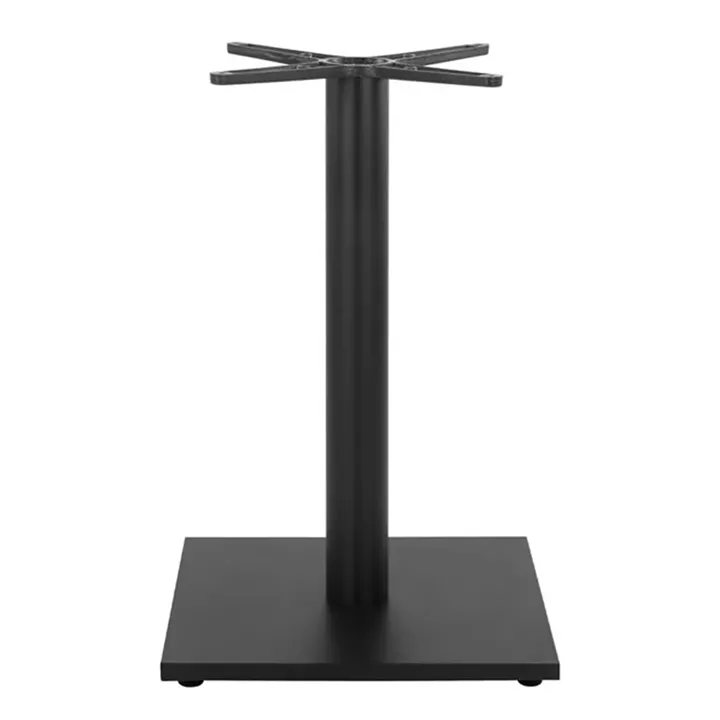 Base metallic Black matte 45x45x72 with adjuster HM438