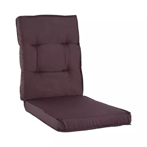 Fabric Pillow with brown back 100x46x7 HM5745.03