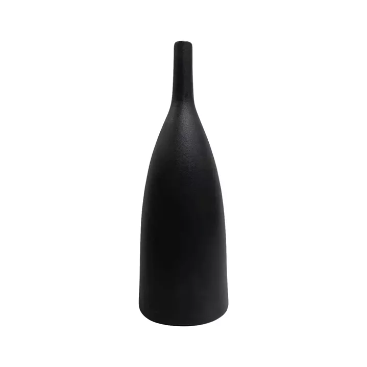 CERAMIC TABLE DECOR GALAD HM4634.02 BLACK MATTE Φ14x40.5Hcm.