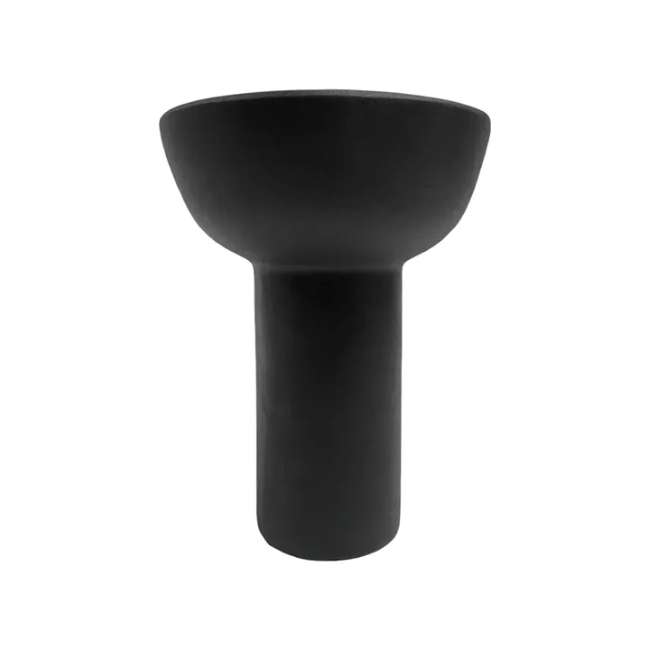 ΕΠΙΤΡΑΠΕΖΙΟ ΚΕΡΑΜΙΚΟ ΔΙΑΚΟΣΜΗΤΙΚΟ ELENDIL HM4603.02 ΜΑΥΡΟ ΜΑΤ Φ20.5x26.5Υεκ