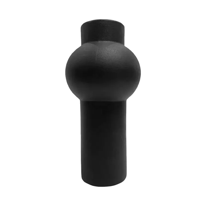 CERAMIC TABLE DECOR SCEPTER HM4605.02 MATTE BLACK Φ15x30Hcm.