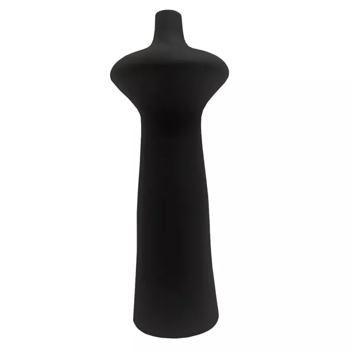 CERAMIC TABLE DECOR SCEPTER HM4636.02 MATTE BLACK Φ18,8x50Hcm.