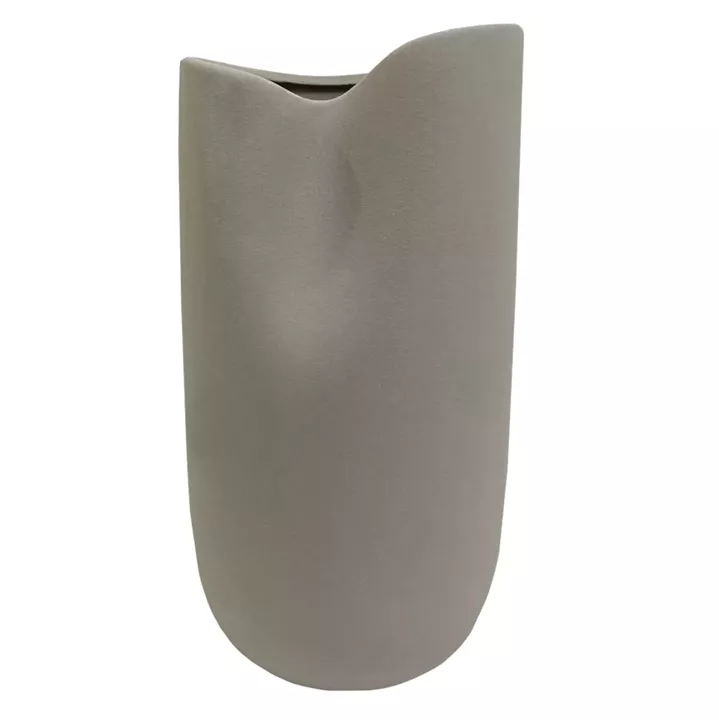 ΕΠΙΤΡΑΠΕΖΙΟ ΚΕΡΑΜΙΚΟ ΔΙΑΚΟΣΜΗΤΙΚΟ GLAΖΕ HM4607.03 ΓΚΡΙ ΜΑΤ 15,2x15x30Υεκ