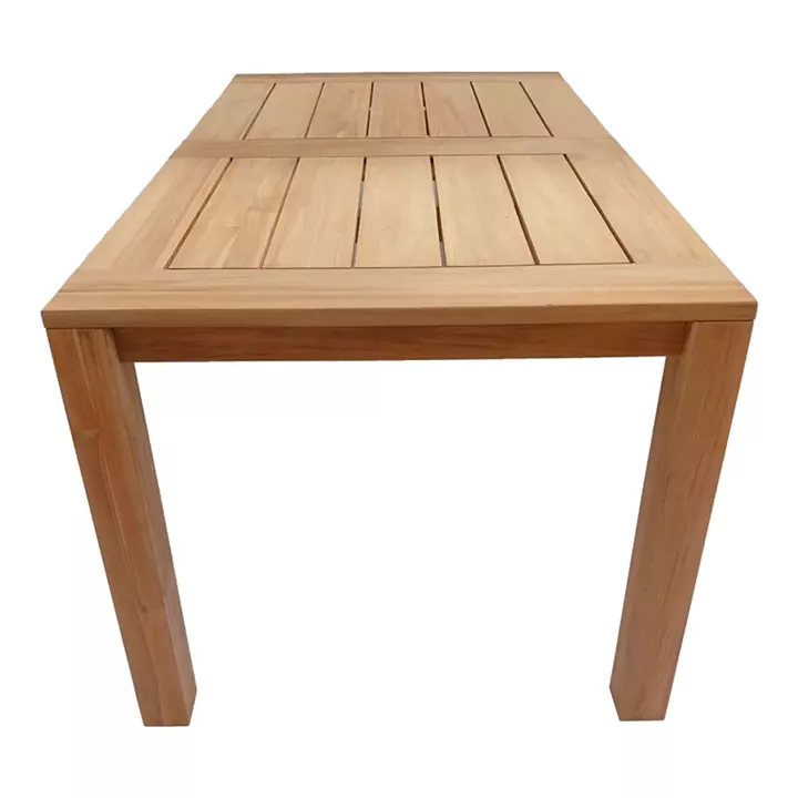 Dining table Kalie-Pablo pakoworld set of 7 pieces in natural-beige shade 160x90x76cm