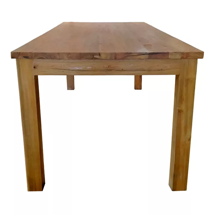 Kalie-Wooly pakoworld dining set 7pcs in natural-beige shade 220x90x75cm