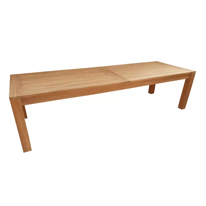 Dining table Inca-Pablo pakoworld set of 7 pieces in natural-beige shade 240x100x76cm