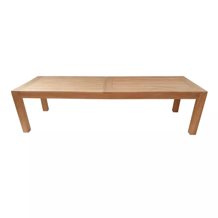 Dining table Inca-Pablo pakoworld set of 9 pieces in natural-beige shade 240x100x76cm
