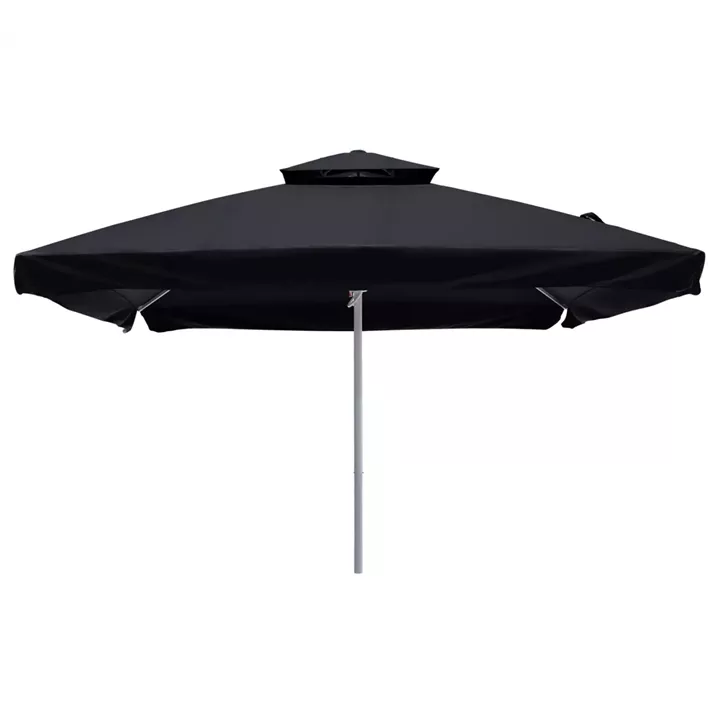 PROFESSIONAL UMBRELLA ALU TELESCOPIC HM6031.03 4x4x2,95-4Μ WITH BLACK ACRYLIC CLOTH