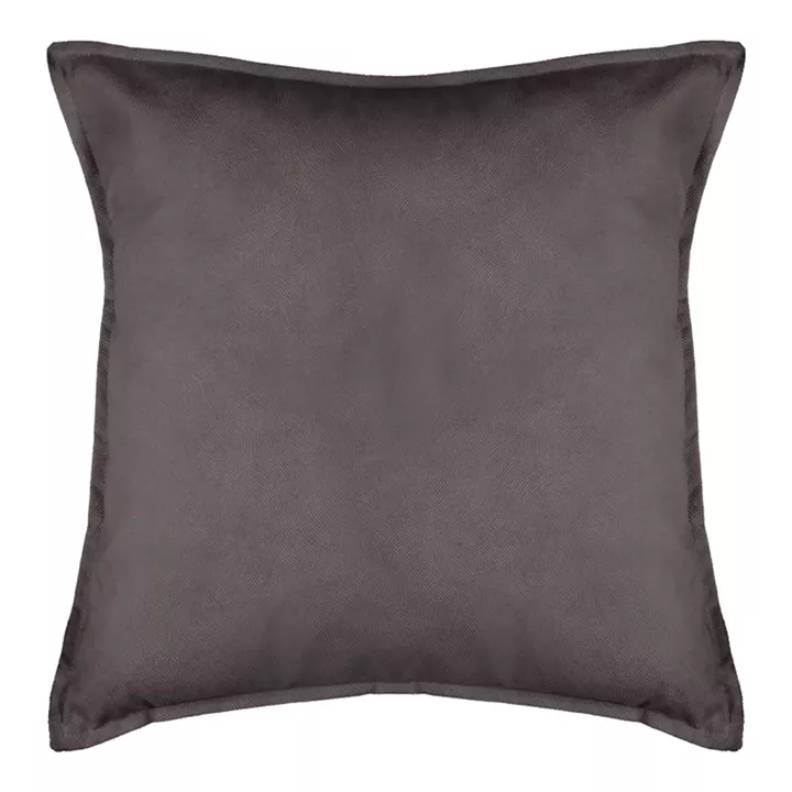 Deco cushion Glober pakoworld in dark grey color 45x45cm