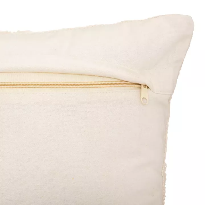 Deco cushion Ferdel pakoworld in ivory color 40x40cm